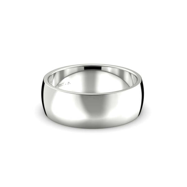 Festive Firenze Medium kihlasormus 7,0 mm valkokulta