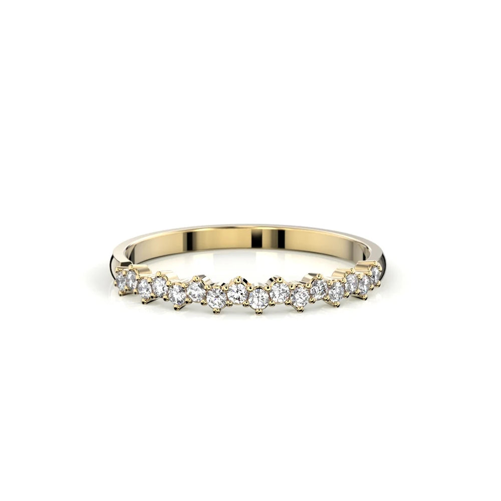Festive Greta 0,16 ct timanttisormus keltakulta – tuotekuva 3