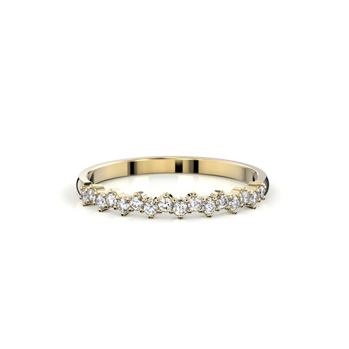 Festive Greta 0,16 ct timanttisormus keltakulta – tuotekuva 3