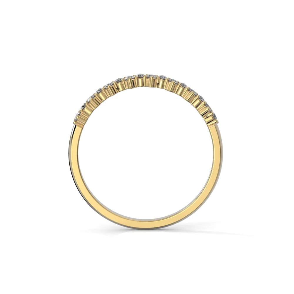 Festive Greta 0,16 ct timanttisormus keltakulta – tuotekuva 4