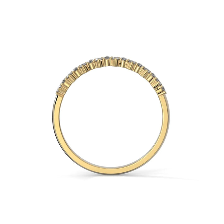 Festive Greta 0,16 ct timanttisormus keltakulta – tuotekuva 4