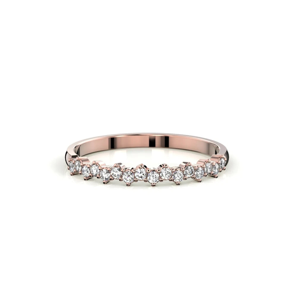 Festive Greta 0,16 ct timanttisormus punakulta – tuotekuva 3