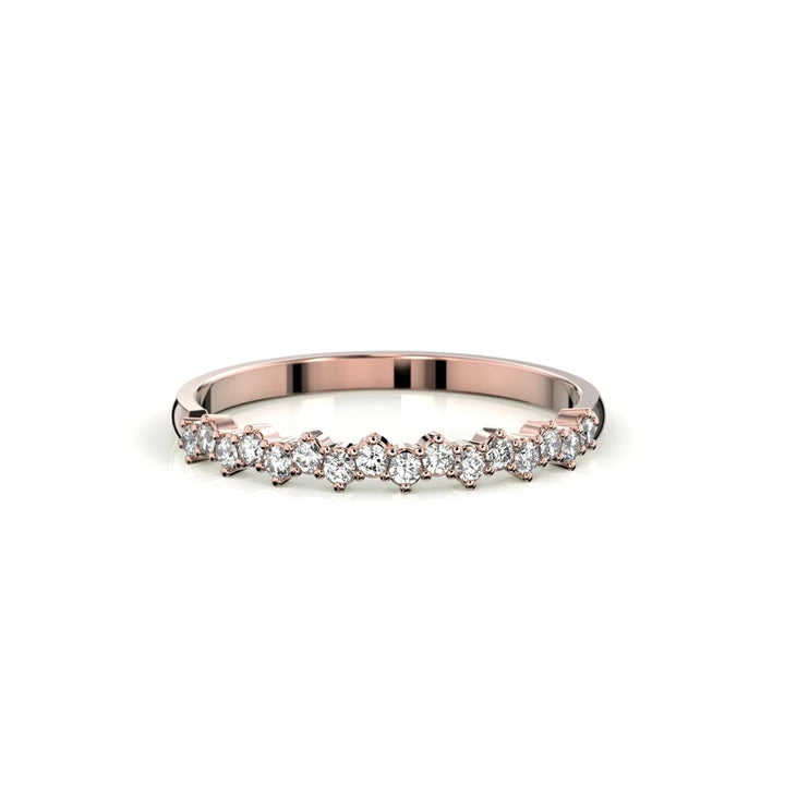 Festive Greta 0,16 ct timanttisormus punakulta – tuotekuva 3