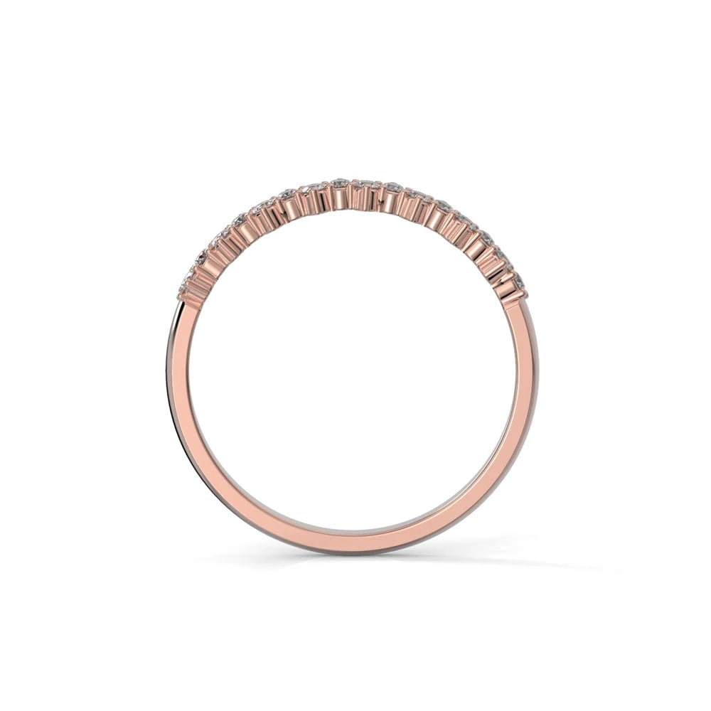 Festive Greta 0,16 ct timanttisormus punakulta – tuotekuva 4