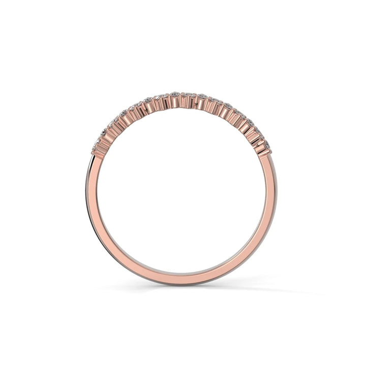 Festive Greta 0,16 ct timanttisormus punakulta – tuotekuva 4