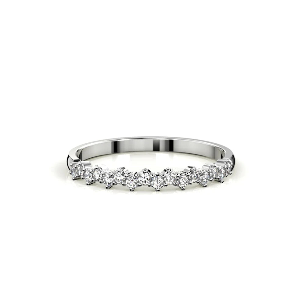Festive Greta 0,16 ct timanttisormus valkokulta – tuotekuva 3