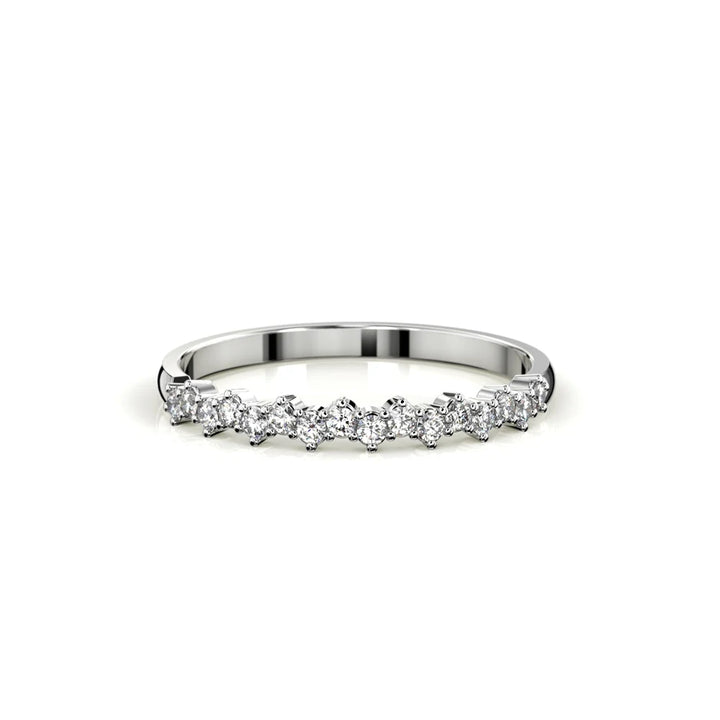 Festive Greta 0,16 ct timanttisormus valkokulta – tuotekuva 3