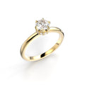 Festive Heidi Hidden Halo 0,60 ct timanttisormus keltakulta