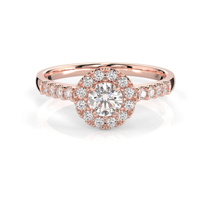 Festive Isabella 0,52 ct timanttisormus punakulta – tuotekuva 2