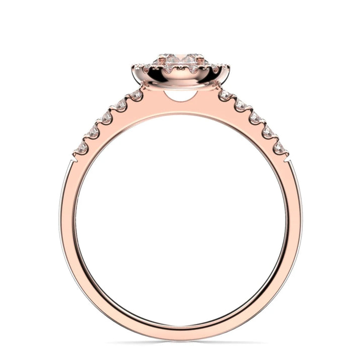 Festive Isabella 0,52 ct timanttisormus punakulta – tuotekuva 3