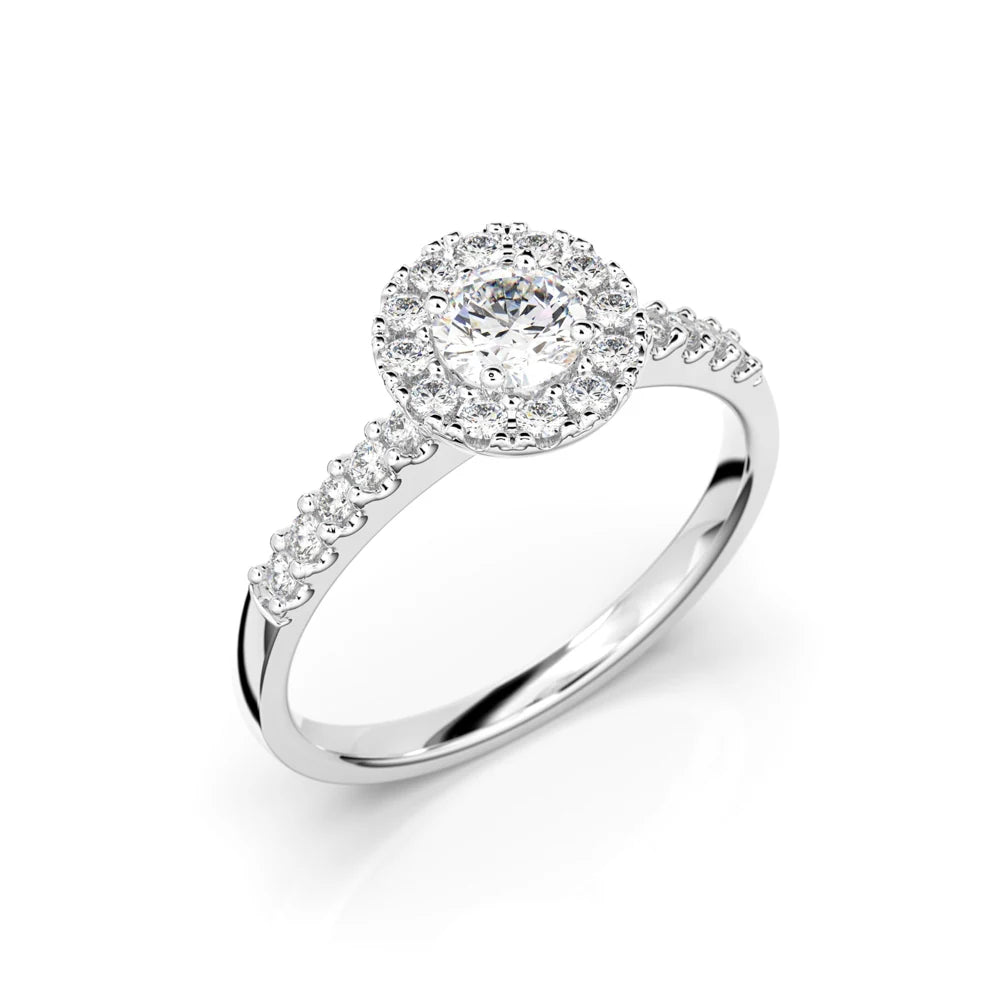 Festive Isabella 0,52 ct timanttisormus valkokulta – tuotekuva 1