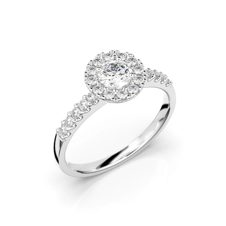 Festive Isabella 0,52 ct timanttisormus valkokulta – tuotekuva 1