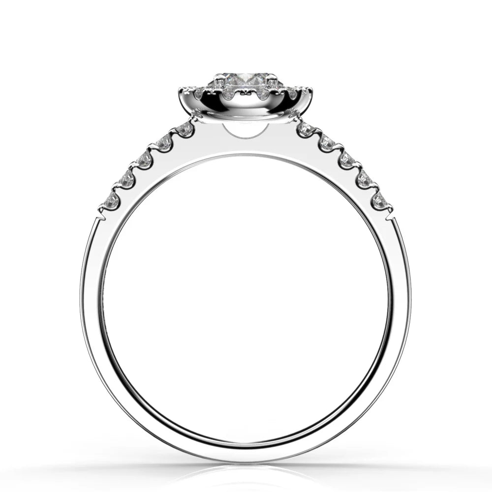 Festive Isabella 0,52 ct timanttisormus valkokulta – tuotekuva 3
