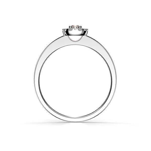Festive Jasmin morganiitti-timanttisormus 0,08 ct