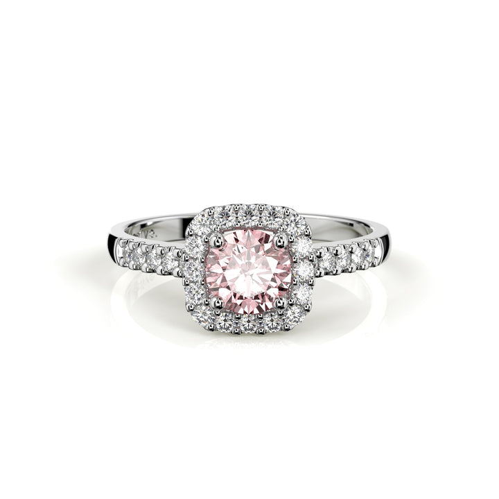 Jemina Morganiitti 0,76 ct - 14k valkokulta