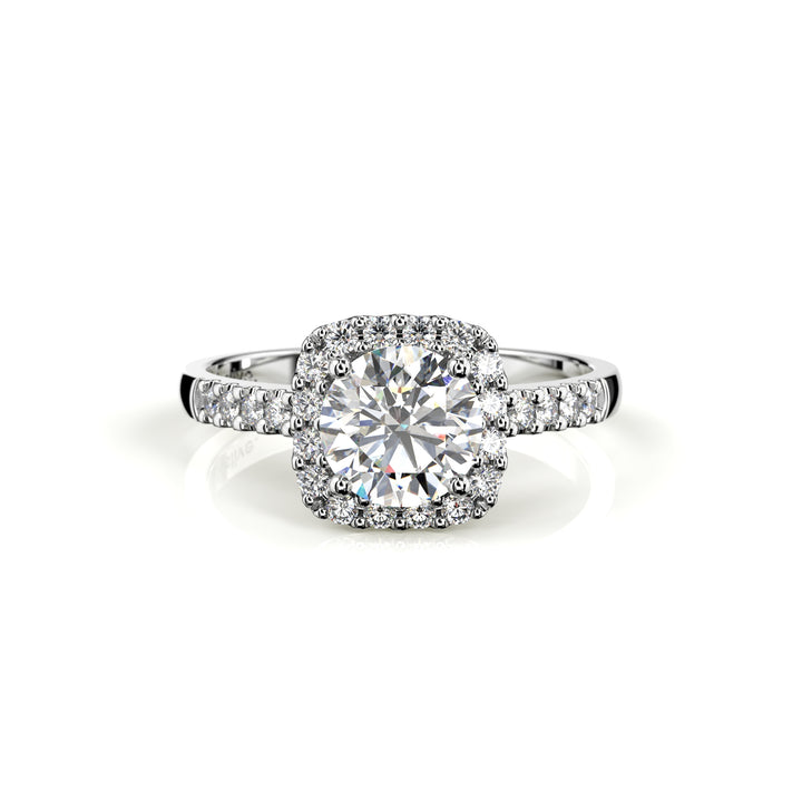 Festive Jennifer timanttisormus valkokulta 1,26 ct