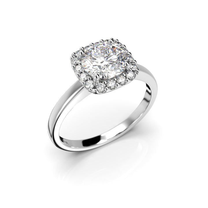 Festive Jennifer timanttisormus valkokulta 1,16 ct