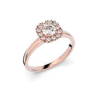 Festive Josefiina 0,42 ct timanttisormus punakulta