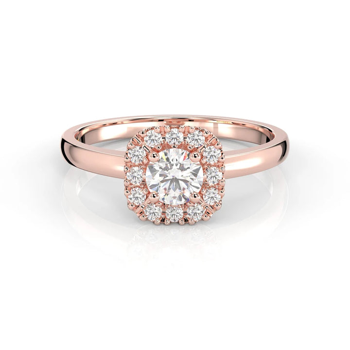 Festive Josefiina 0,42 ct timanttisormus punakulta – tuotekuva 2