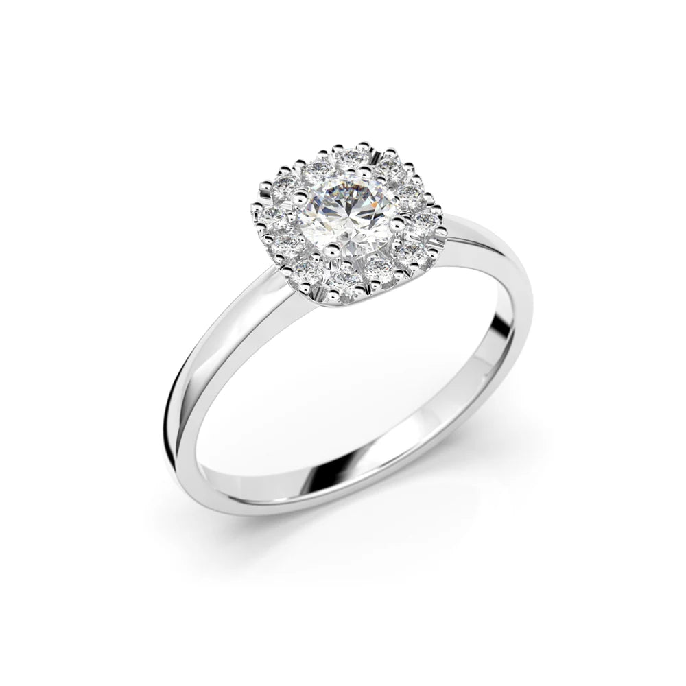 Festive Josefiina 0,42 ct timanttisormus valkokulta – tuotekuva 1