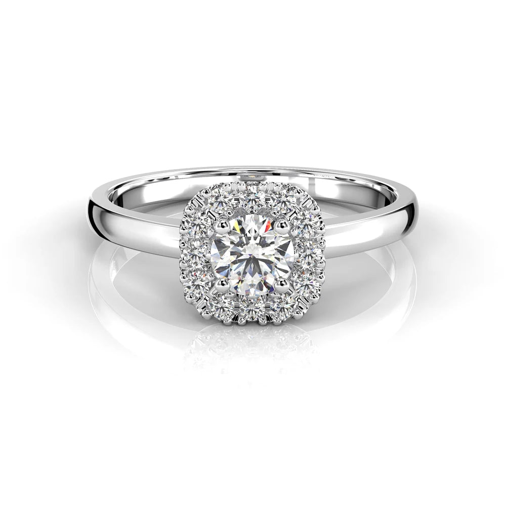 Festive Josefiina 0,42 ct timanttisormus valkokulta – tuotekuva 2
