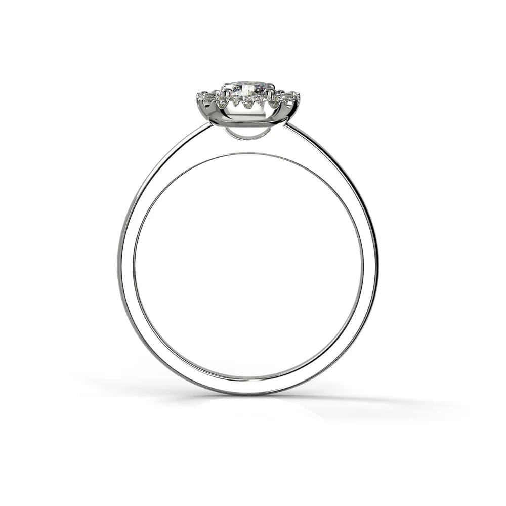 Festive Josefiina 0,42 ct timanttisormus valkokulta – tuotekuva 3