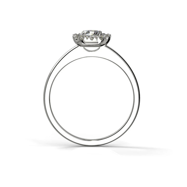 Festive Josefiina 0,42 ct timanttisormus valkokulta – tuotekuva 3