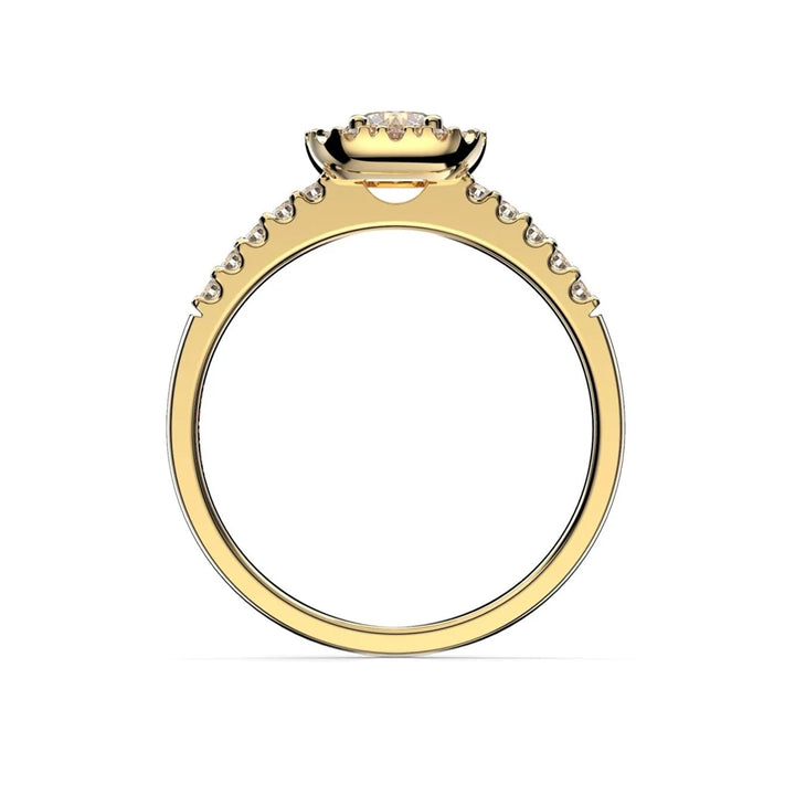 Festive Josefiina 0,52 ct timanttisormus keltakulta – tuotekuva 3
