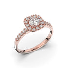 Festive Josefiina 0,52 ct timanttisormus punakulta