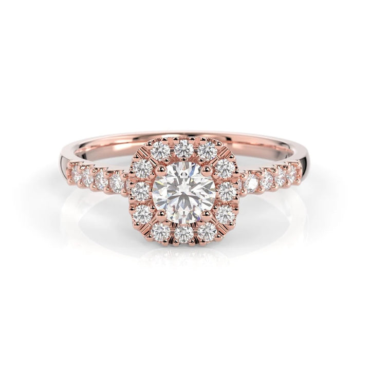 Festive Josefiina 0,52 ct timanttisormus punakulta – tuotekuva 2