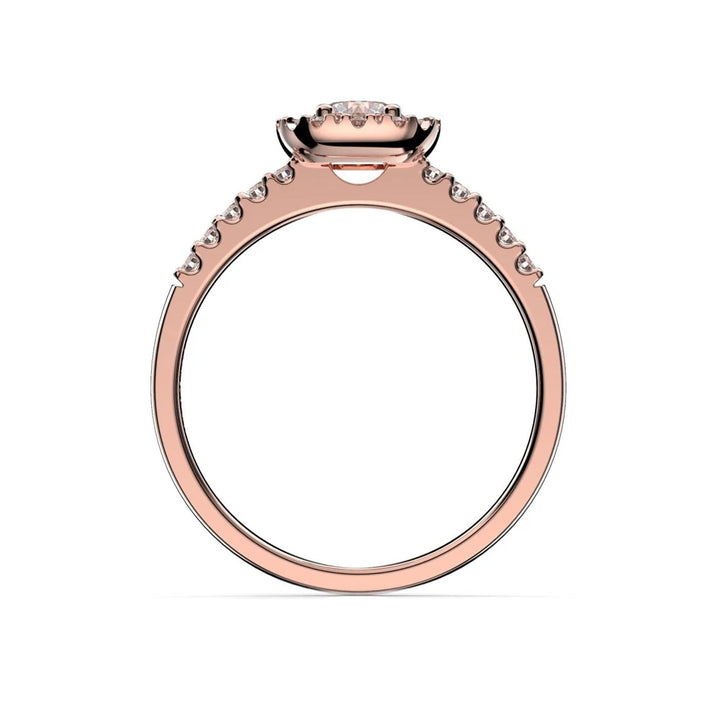 Festive Josefiina 0,52 ct timanttisormus punakulta – tuotekuva 3