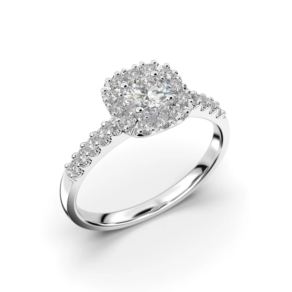 Festive Josefiina 0,52 ct timanttisormus valkokulta – tuotekuva 1
