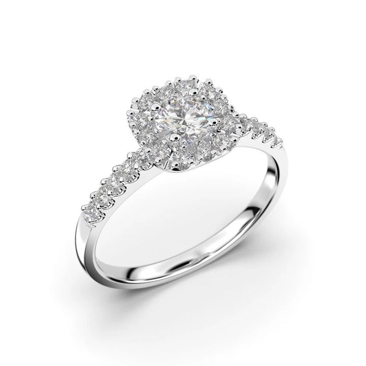 Festive Josefiina 0,52 ct timanttisormus valkokulta – tuotekuva 1