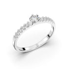 Festive Julie 0,22 ct timanttisormus valkokulta