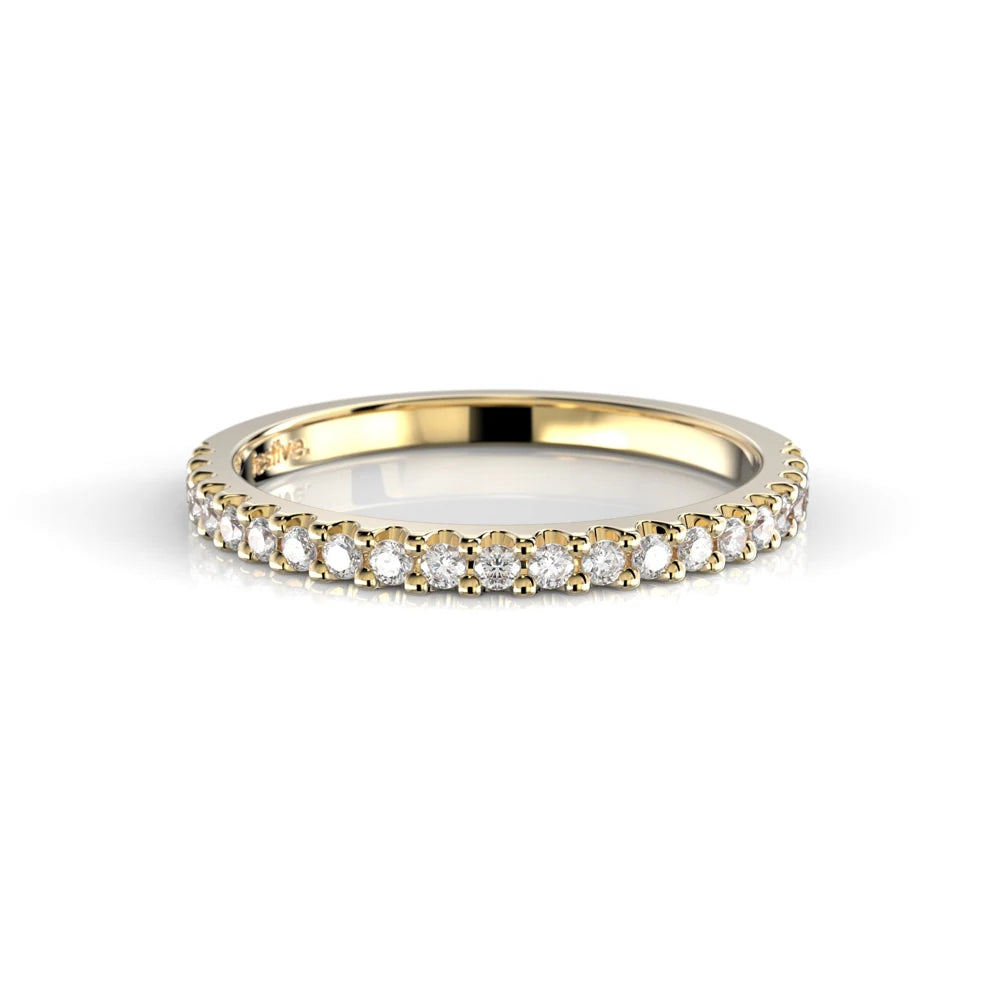 Festive Juliette 0,21 ct timanttisormus keltakulta – tuotekuva 3
