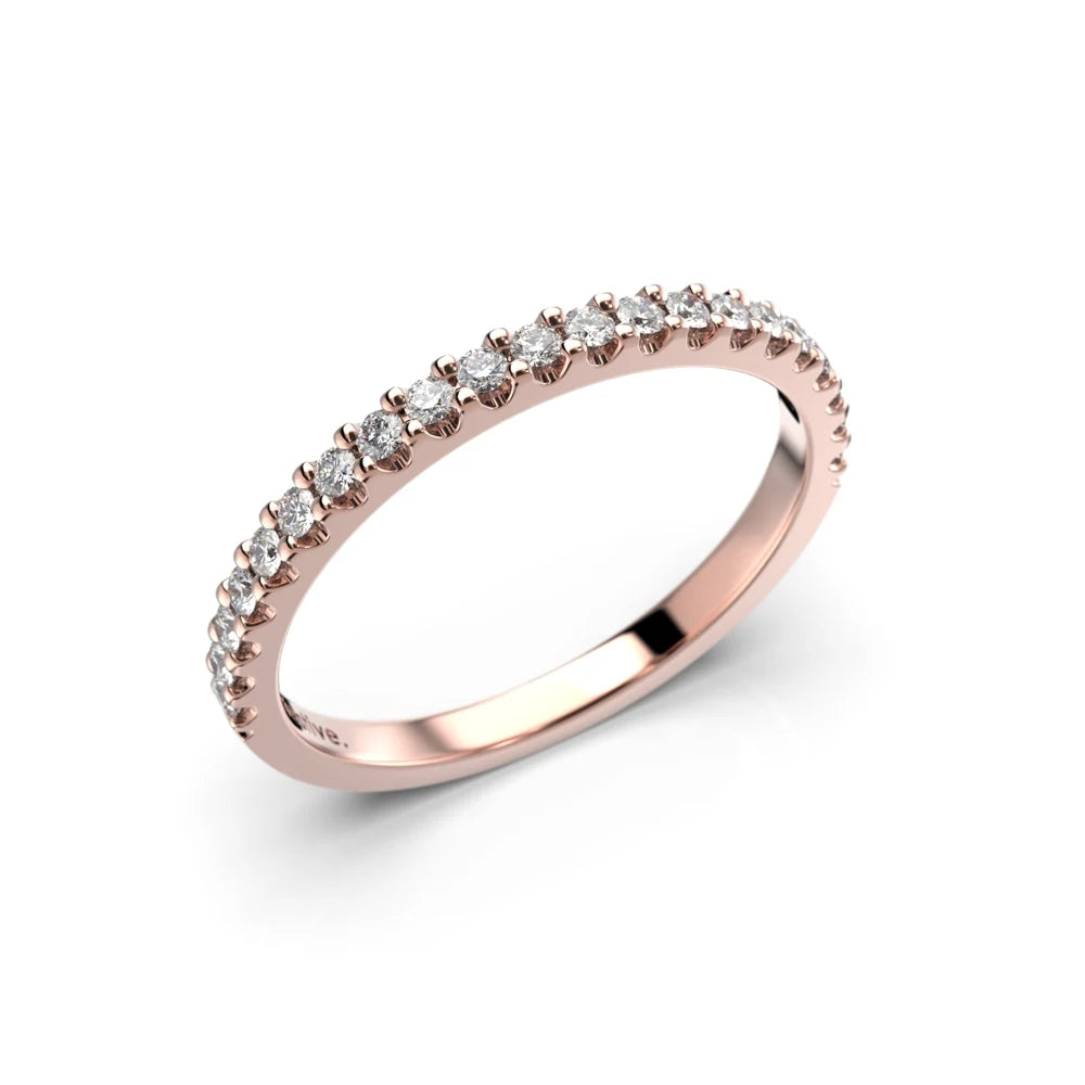 Festive Juliette 0,21 ct timanttisormus punakulta – tuotekuva 1