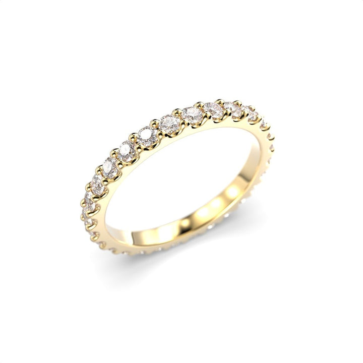 Festive Juliette allianssisormus 0,84 ct keltakulta