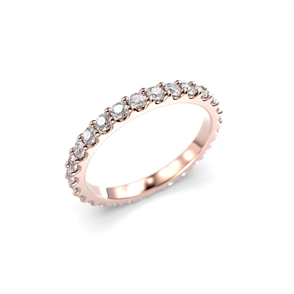 Festive Juliette allianssisormus 0,84 ct punakulta