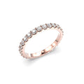 Festive Juliette allianssisormus 0,84 ct punakulta