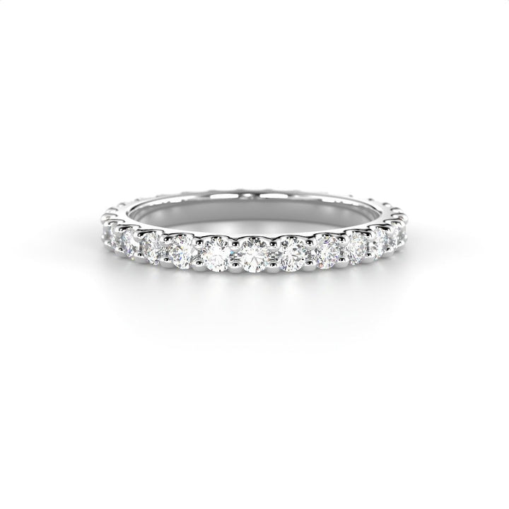 Festive Juliette allianssisormus 0,84 ct valkokulta edestä