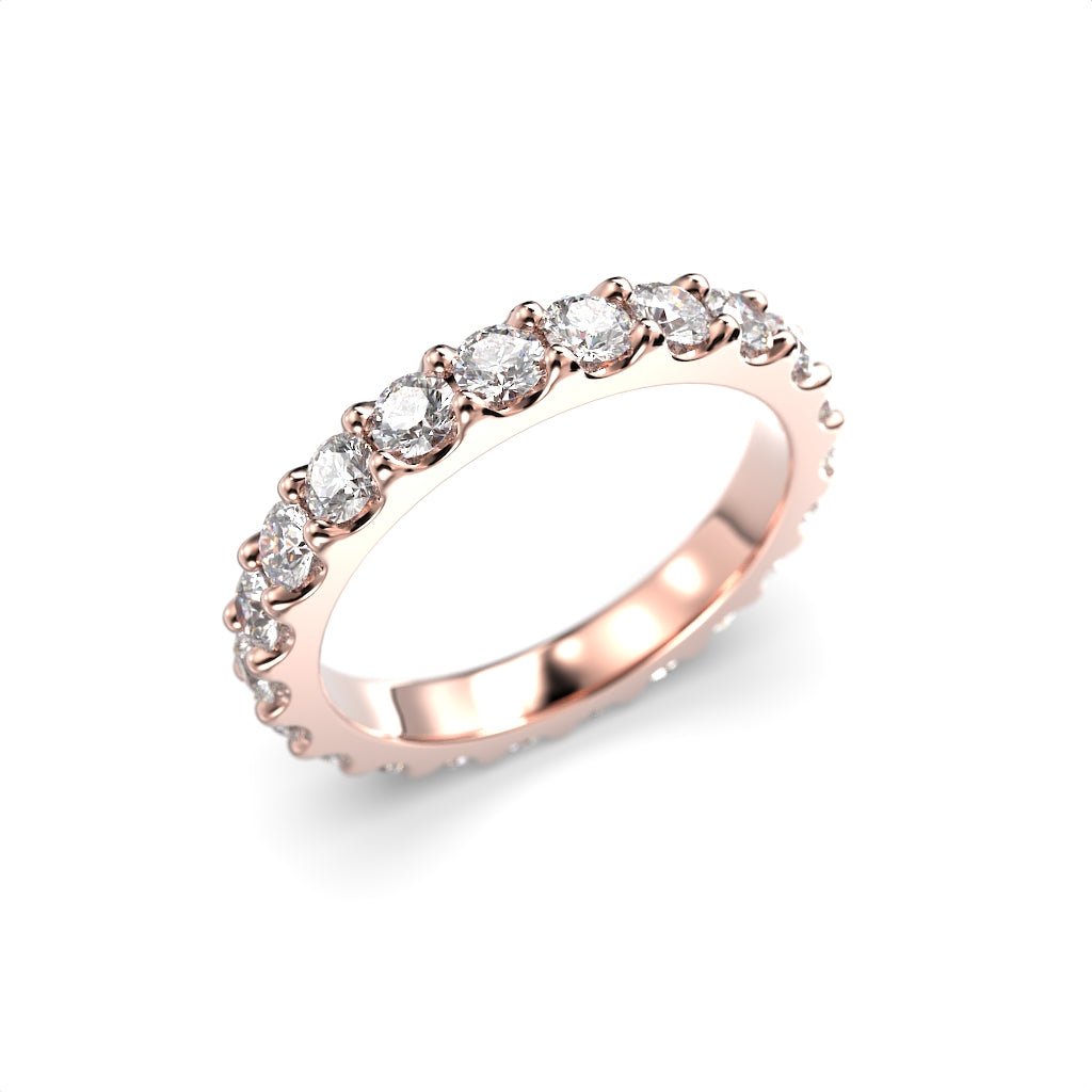 Festive Juliette allianssisormus 1,54 ct punakulta