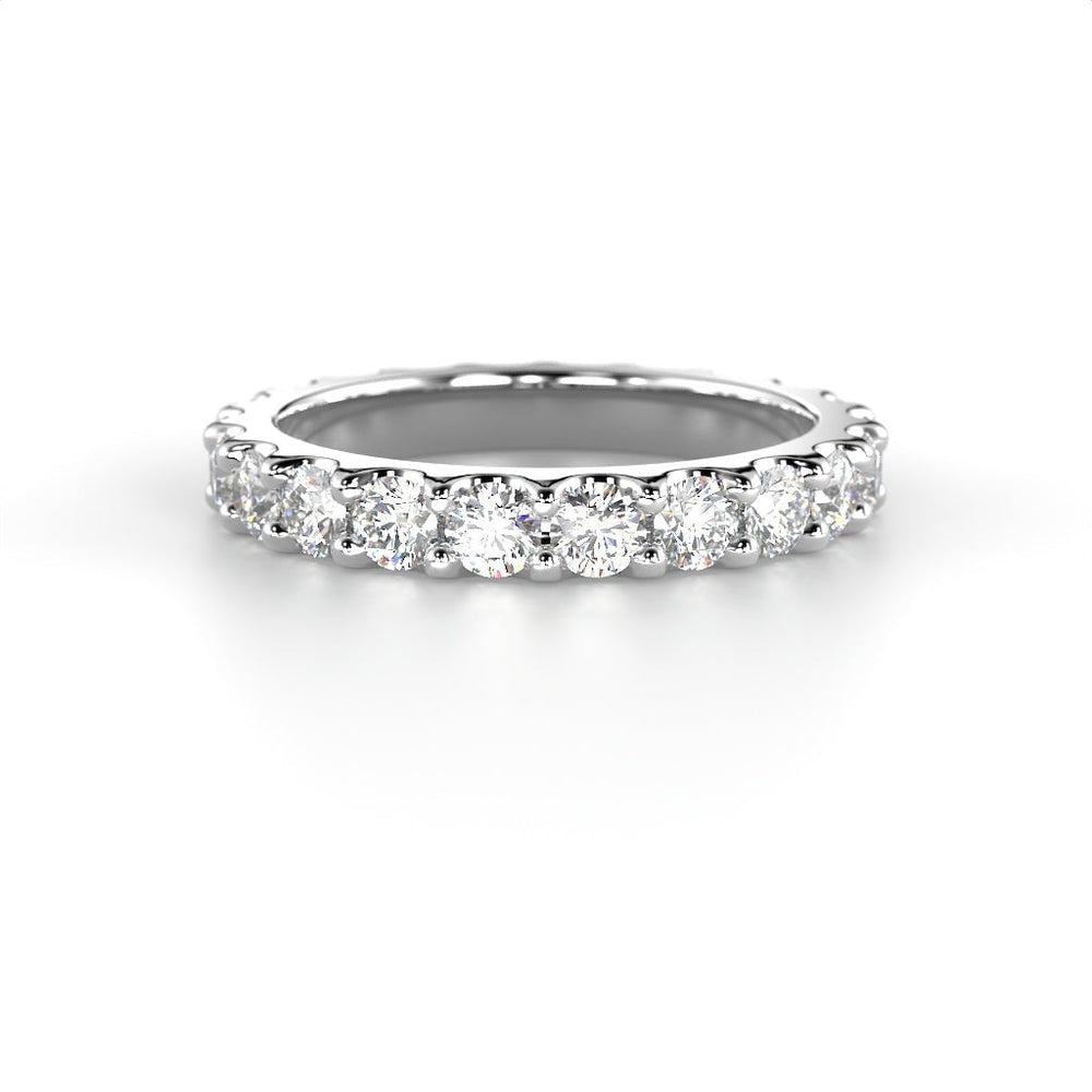 Festive Juliette allianssisormus 1,54 ct valkokulta edestä