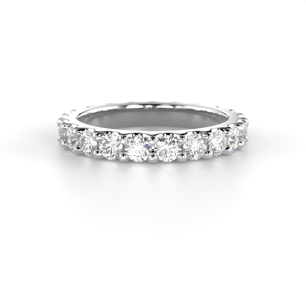 Festive Juliette allianssisormus 1,54 ct valkokulta edestä