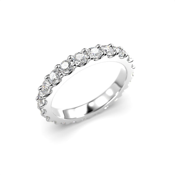 Festive Juliette allianssisormus 1,54 ct valkokulta