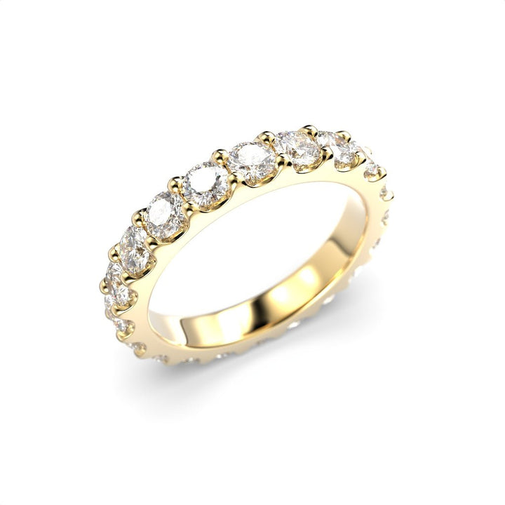 Festive Juliette allianssisormus 2,00 ct keltakulta