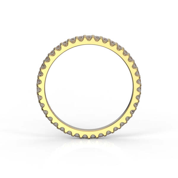 Festive Juliette allianssitimanttisormus 0,42 ct keltakulta