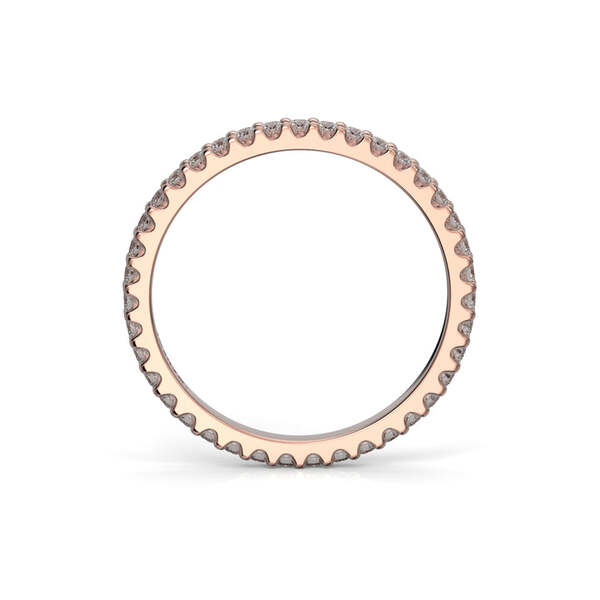 Festive Juliette allianssitimanttisormus 0,42 ct punakulta