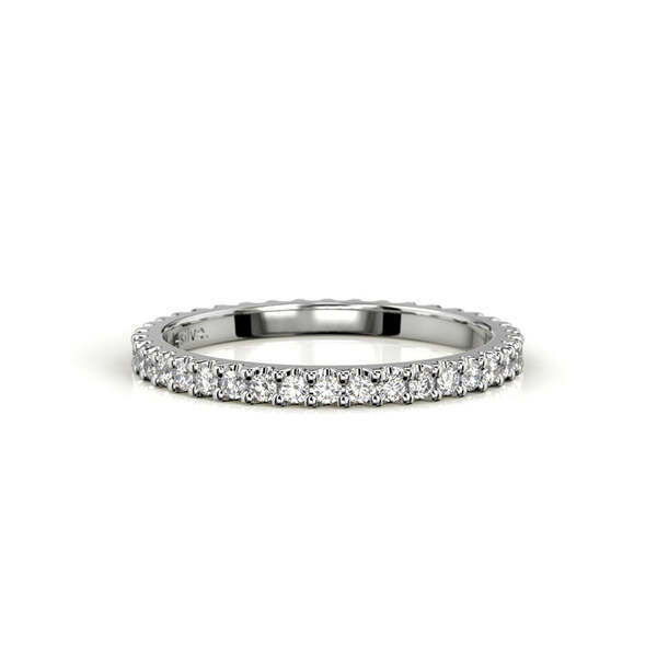 Festive Juliette allianssitimanttisormus 0,42 ct valkokulta