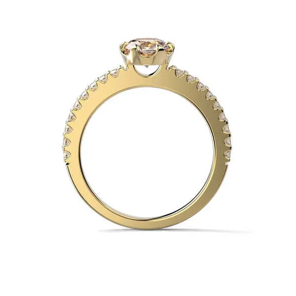 Festive Juliette morganiitti-timanttisormus 0,18 ct