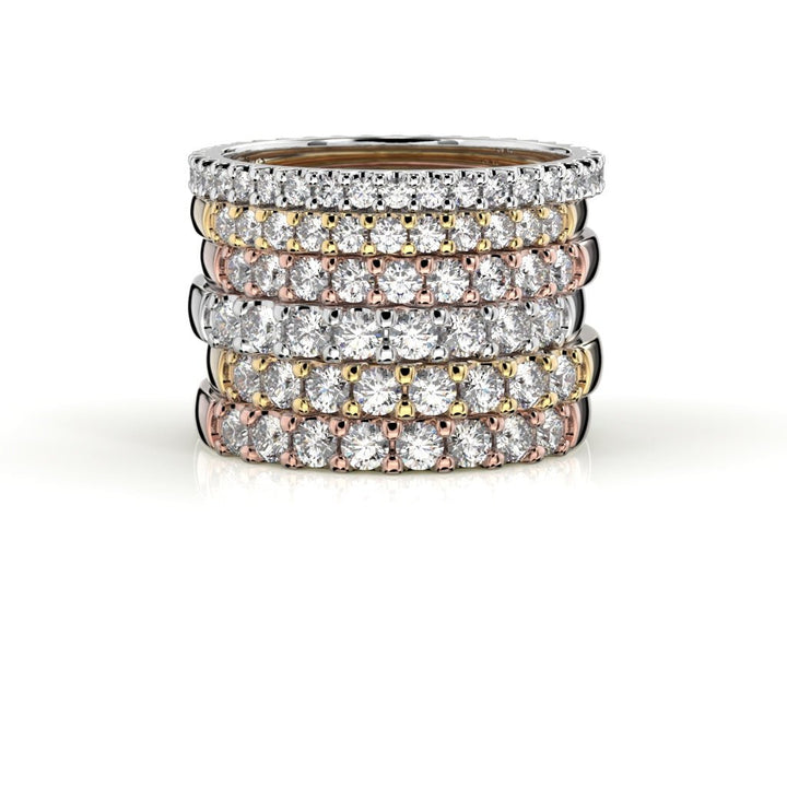 Timanttirivisormus Juliette 0,32 ct - 14k valkokulta